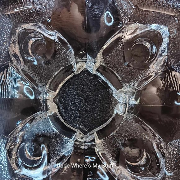 ORREFORS SWEDEN HEAVY CRYSTAL CANDLE HOLDER - designed by Lars HellsteN - 1980'S - Picture 3 of 5